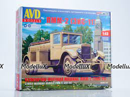 Сборная модель Поливочно моечная машина ГСМ-2 (ЗИС-11), 1576AVD, AVD Models 1:43 
