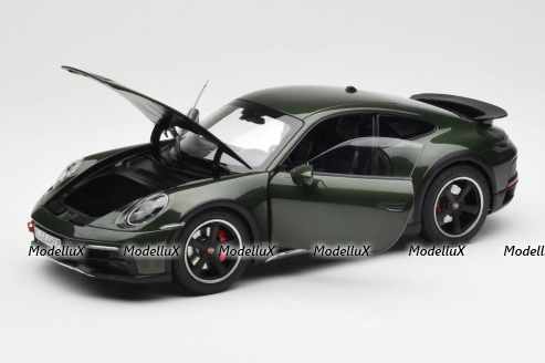 Porsche 911 Dakar 2023, green, 187241, Norev 1:18