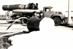 Зил-130 АГВТ, Новосибирск, 1965г. с поворотным мостом, TruckTyr 1:43