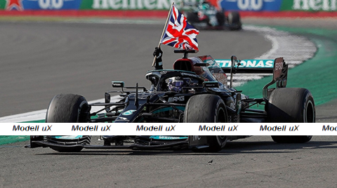 MERCEDES-AMG PETRONAS FORMULA ONE TEAM W12 E PERFORMANCE - HAMILTON - WINNER BRITISH GP 2021, 413211333, Minichamps 1:43