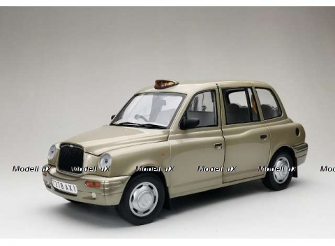 LTI TX1 London Taxi Cab 1998 silver-gold, SUN1128, SunStar 1:18