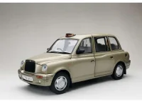 LTI TX1 London Taxi Cab 1998 silver-gold, SUN1128, SunStar 1:18