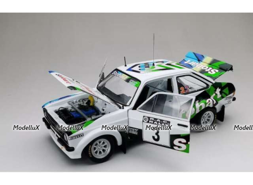 Ford Escort RS1800 #3 2008 M.Wilson/ J.Millington winner Roger Albert Clark rally, SUN4852, SunStar 1:18