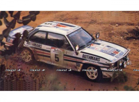 Opel Ascona B 400, No.5, Rothmans, Rallye WM, Safari Rally, 1982 W.Röhrl/C.Geistdörfer, SUN5378, SunStar 1:18