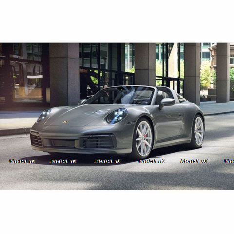 Porsche 911 (992) Targa 2020 Grey Metallic, 410069561, Minichamps 1:43
