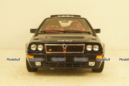 Lancia Delta Integrale, Club Italia 1986, dark blue ,08343SC, Kyosho 1:18