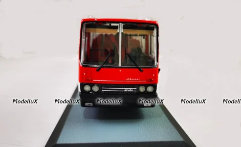 ИКАРУС 256.54 красно-белый, DEMPRICE 1:43 Уценка!