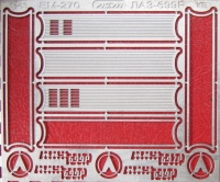 Фототравление Набор для ЛАЗ-699Р (Classicbus), матовый никель, EM-270, 1:43