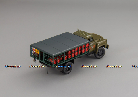 ГАЗ 52-08 Автомобиль для транспортировки баллонов со сжиженным газом СТБ-1 1983 г. (Ташкент), 105243, DiP Models 1:43