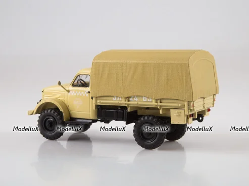 ГАЗ-63 бортовой (с тентом), арт. 102644, АИСТ 1:43