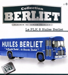 BERLIET PLK 8 "Huiles Berliet" - Collection Berliet No.8, Hachette 1:43