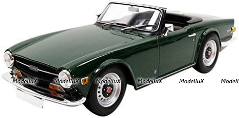 Triumph TR6 1969 Dark Green (LHD), 155132036, Minichamps 1:18