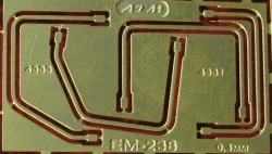 Фототравление держатели зеркал ЗИЛ 4331/ЗИЛ 4333, EM-238