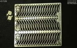 Дворники МАЗ, КамАЗ щетки 500 мм, 54 шт.,43-T-208