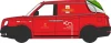 LEVC TX5 Taxi Prototype VN5 van "Royal Mail", Oxford 1:43