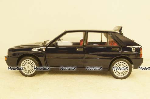Lancia Delta Integrale, Club Italia 1986, dark blue ,08343SC, Kyosho 1:18