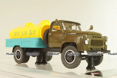 Газ-53А АЦПТ-3,3 "Молоко", хаки/желтый, 1973 г., 105357, DiP Models 1:43