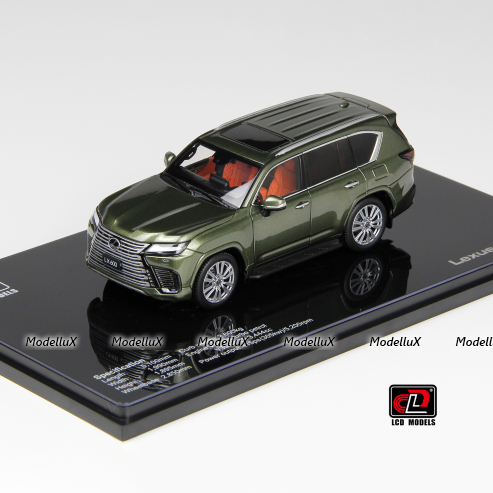 Lexus LX600 2022, green, LCD43013NG, LCD 1:43
