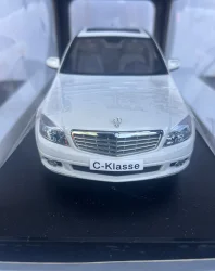 Mercedes-Benz C-class Elegance W204, 2007, white, 76262, AutoArt 1:18