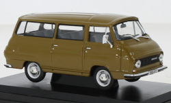Skoda 1203 Mikrobus, dunkelbeige, 1974, ABR143ABS-705RA, Abrex 1:43