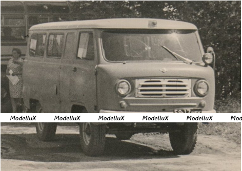 Уаз-450А, пассажирский 1965 г, 145024, DiP Models 1:43