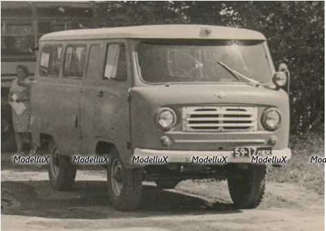 Уаз-450А, пассажирский 1965 г, 145024, DiP Models 1:43