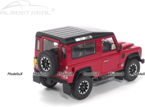 Land Rover Defender 90 works V8 70TH edition 2017 red, Almost Real 1:18
