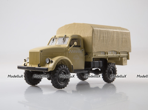 ГАЗ-63 бортовой (с тентом), арт. 102644, АИСТ 1:43