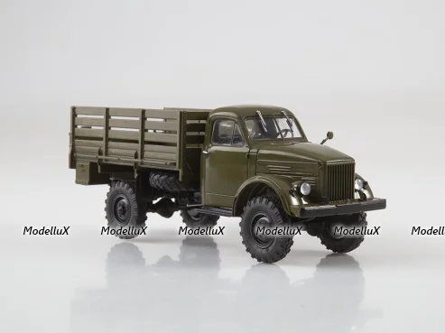 ГАЗ-63 бортовой (с тентом), арт. 102637, АвтоИстория 1:43