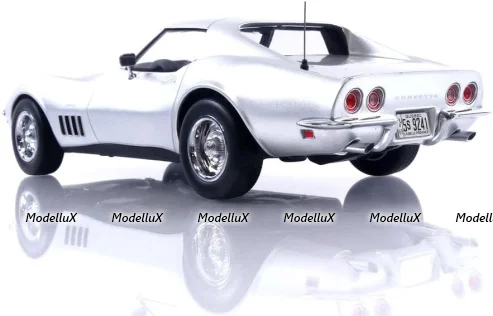 Chevrolet Corvette Coupé (C3) 1969, silver, 189032, Norev 1:18 