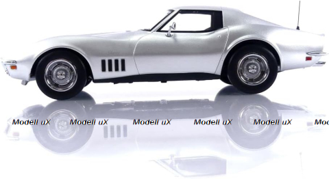 Chevrolet Corvette Coupé (C3) 1969, silver, 189032, Norev 1:18 