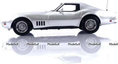 Chevrolet Corvette Coupé (C3) 1969, silver, 189032, Norev 1:18 