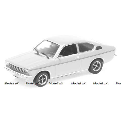 Opel Kadett Coupe 1973 White, 870040122, Minichamps 1:87