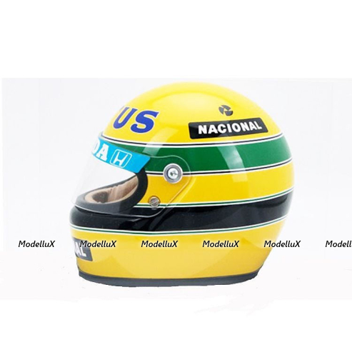 Helmet Ayrton Senna 1987, 540388712, Minichamps 1:10
