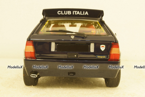 Lancia Delta Integrale, Club Italia 1986, dark blue ,08343SC, Kyosho 1:18