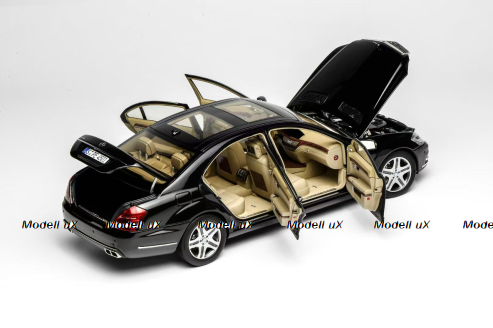 Mercedes-Benz S 600L (221), black, MotorHelix 1:18