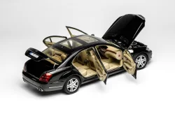 Mercedes-Benz S 600L (221), black, MotorHelix 1:18