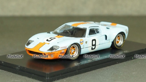 Ford GT 40 Gulf #9 Winner 24h LeMans 1968 Rodriguez, Bianchi, Spark 1:43