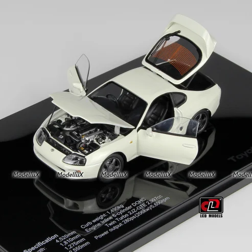 Toyota Supra A80, White, LCD43009WH, LCD 1:43