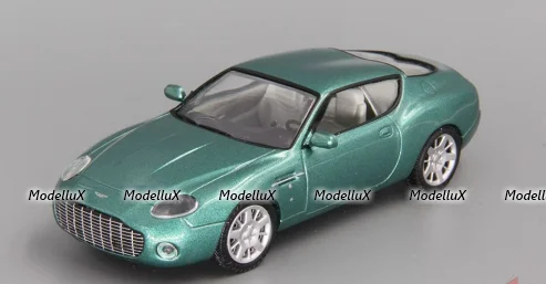 Aston Martin DB7 Zagato 2002, green, Суперкары, лучшие Автомобили Мира #43, Deagostini 1:43