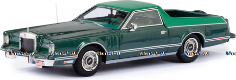 Lincoln Continental Mark V Coloma Pickup by Caribou Motor Co. 1977, Green light green, EMUS43012C, ESVAL Model 1:43