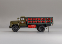ГАЗ 52-08 Автомобиль для транспортировки баллонов со сжиженным газом СТБ-1 1983 г. (Ташкент), 105243, DiP Models 1:43