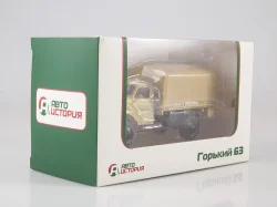ГАЗ-63 бортовой (с тентом), арт. 102644, АИСТ 1:43