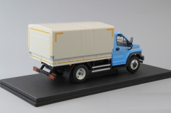 Газон NEXT C41R11 бортовой с тентом голубой/серый, НАП Н232 1:43