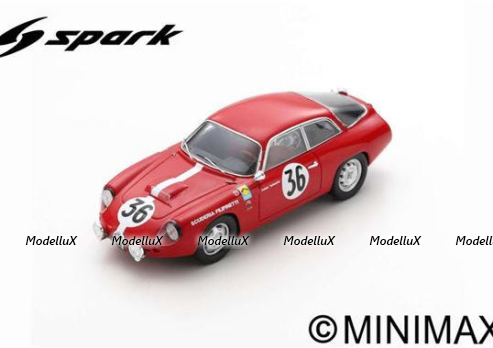 Alfa Romeo Giulietta GZ No.36 24H Le Mans 1963 - K. Foitek - A. Schäfer, S9054, Spark 1:43