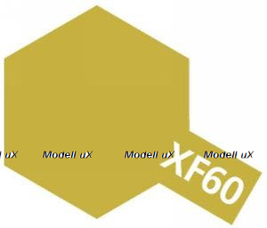 Краска матовая акриловая (Dark Yellow), Tamiya XF-60