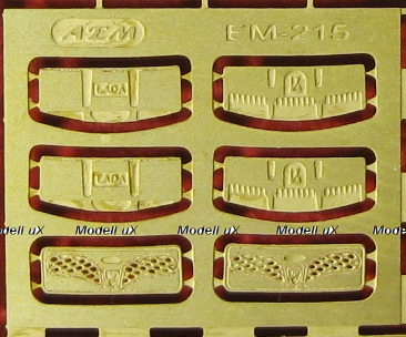Фототравление Дефлекторы капота ВАЗ 2105, 2107, EM-215