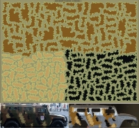 Декаль, Камуфляж цифровой