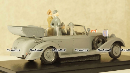 Mercedes Operazione Barbarossa Summer 1941 With Figures Hitler, Mussolini, UAN208, RIO 1:43