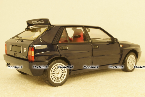 Lancia Delta Integrale, Club Italia 1986, dark blue ,08343SC, Kyosho 1:18